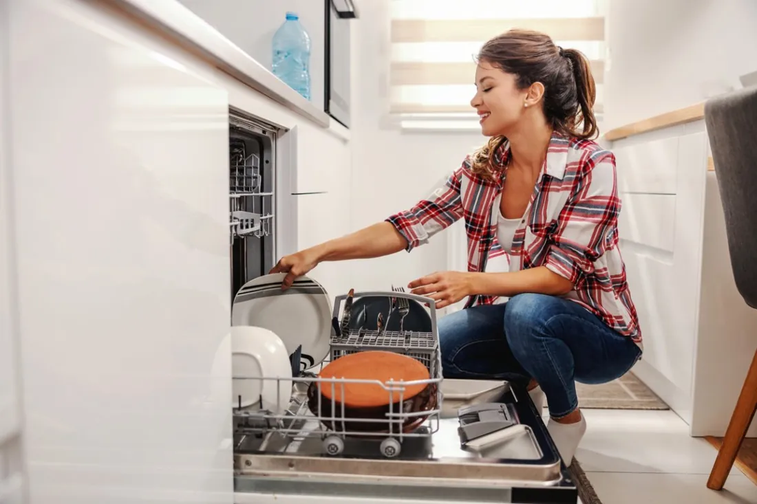 Contact Appliance Repair Houston - repaired dishwasher in a Houston kitchen